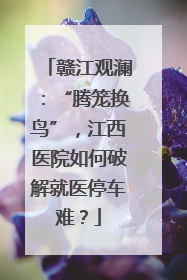 赣江观澜：“腾笼换鸟”，江西医院如何破解就医停车难？