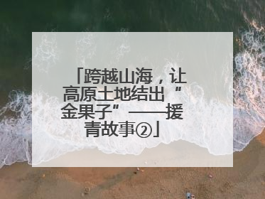 跨越山海，让高原土地结出“金果子”——援青故事②