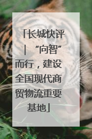 长城快评｜“向智”而行，建设全国现代商贸物流重要基地