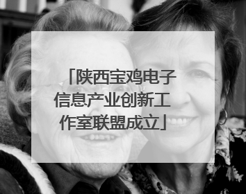 陕西宝鸡电子信息产业创新工作室联盟成立