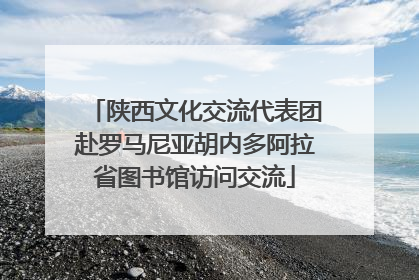 陕西文化交流代表团赴罗马尼亚胡内多阿拉省图书馆访问交流