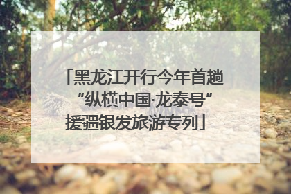 黑龙江开行今年首趟“纵横中国·龙泰号”援疆银发旅游专列