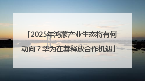 2025年鸿蒙产业生态将有何动向？华为在蓉释放合作机遇