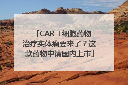 CAR-T细胞药物治疗实体瘤要来了？这款药物申请国内上市